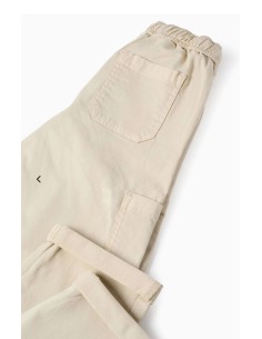 Pantalón Cargo para Niño en Beige 2