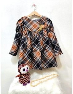 Vestido con manga abullonada